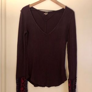 Free People long sleeve shirt